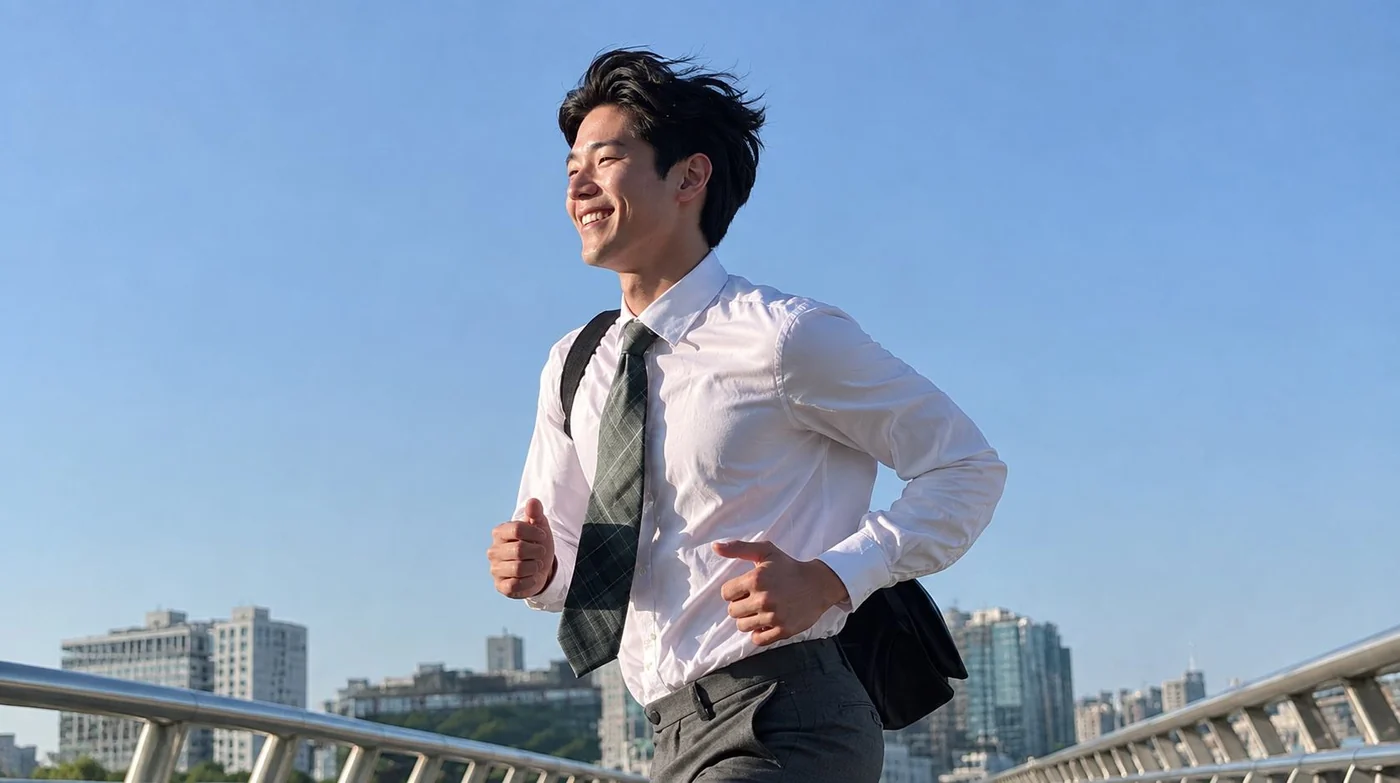 출근길의 신입사원